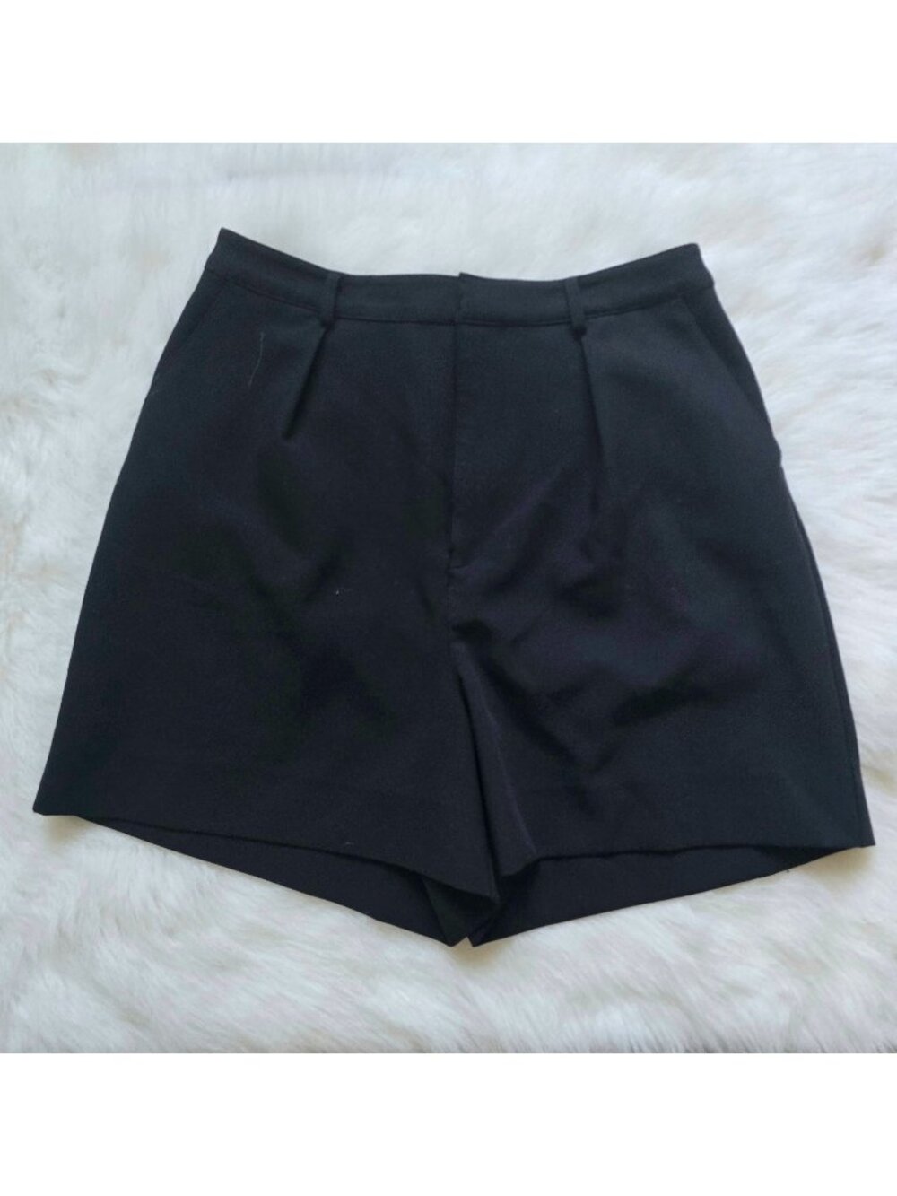 Good American Black The Summer Boss Culottes Dress Shorts size 6